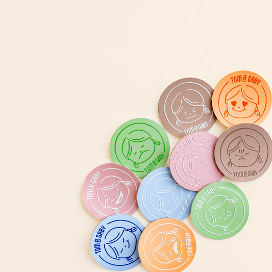 SOFTY set of 10 patches for girls