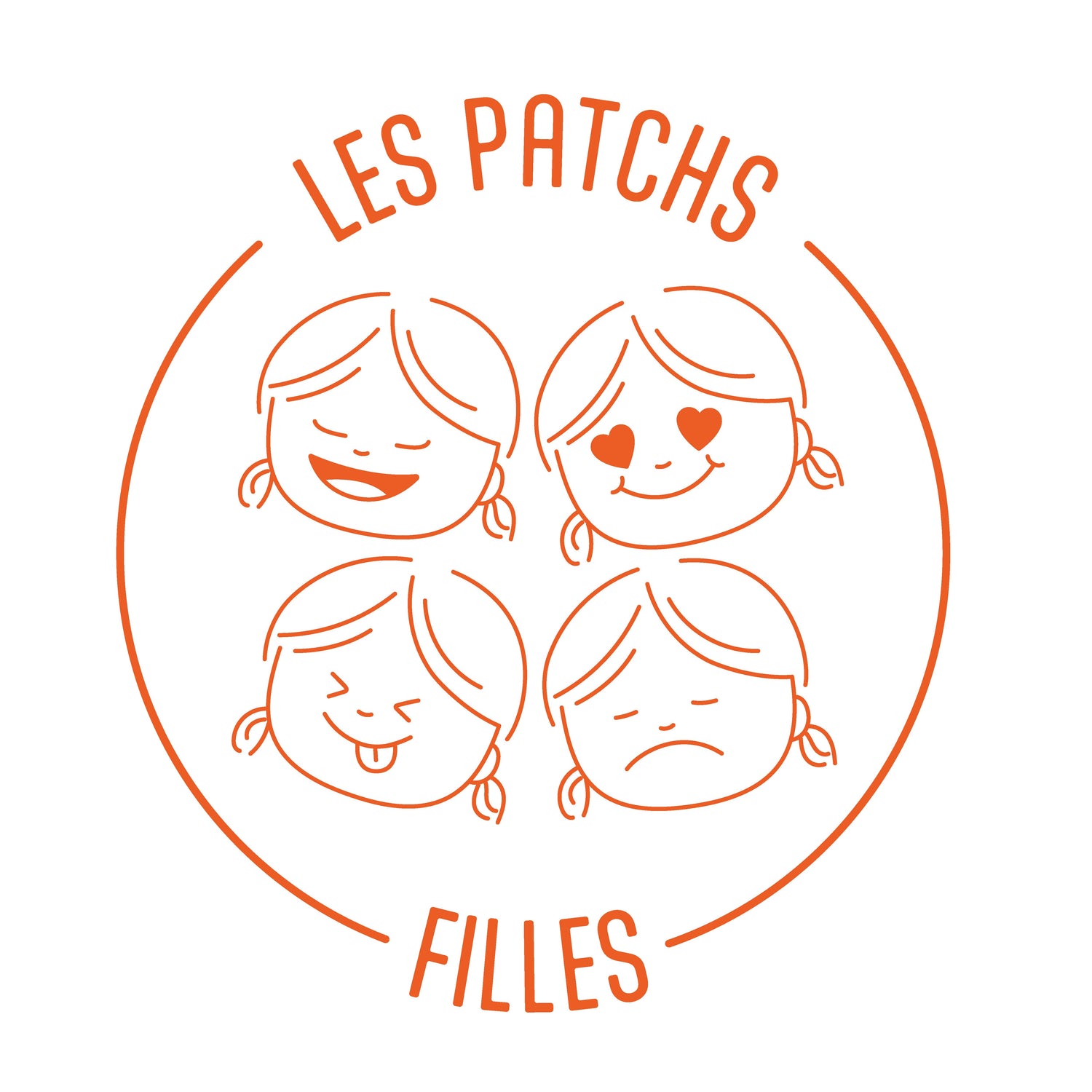 Patchs émotions fille