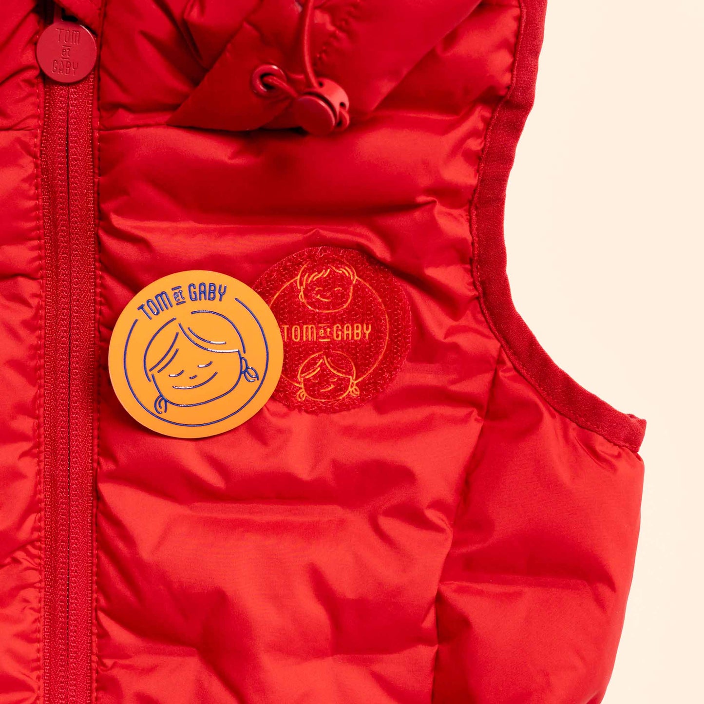 Girl sleeveless puffer jacket