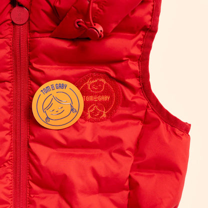 Girl sleeveless puffer jacket
