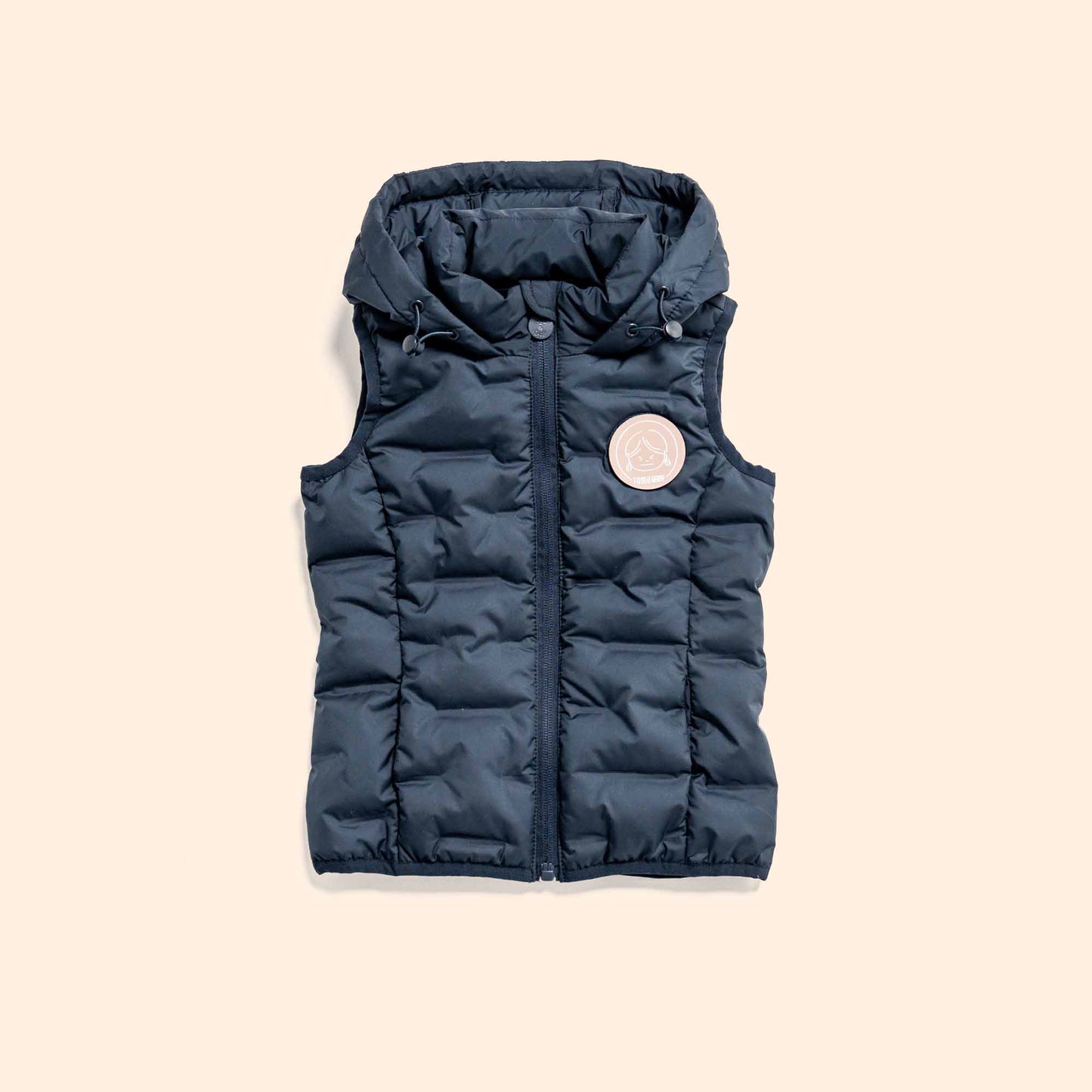 Girl sleeveless puffer jacket