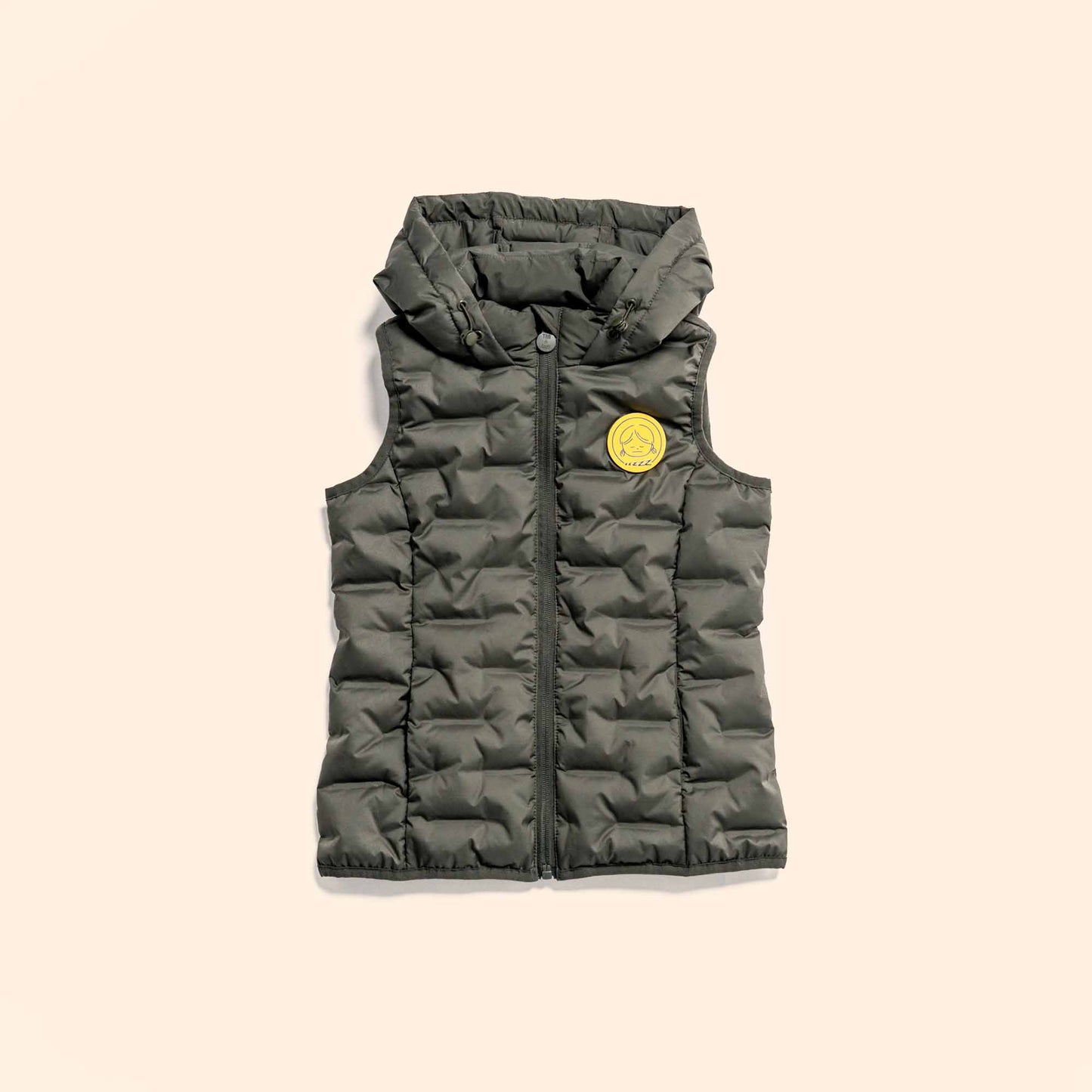 Girl sleeveless puffer jacket