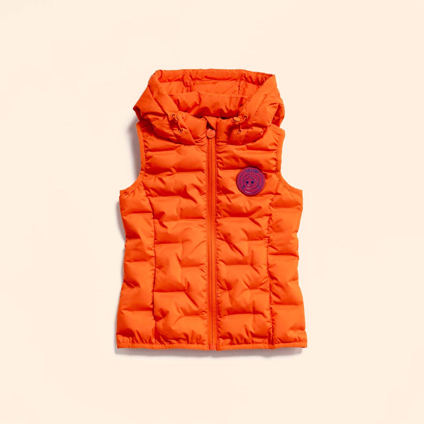 Girl sleeveless puffer jacket