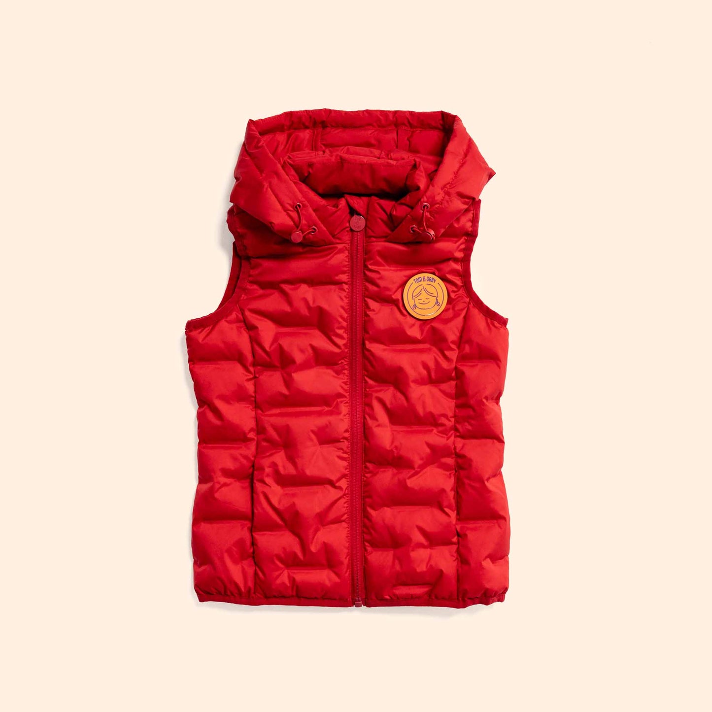 Girl sleeveless puffer jacket