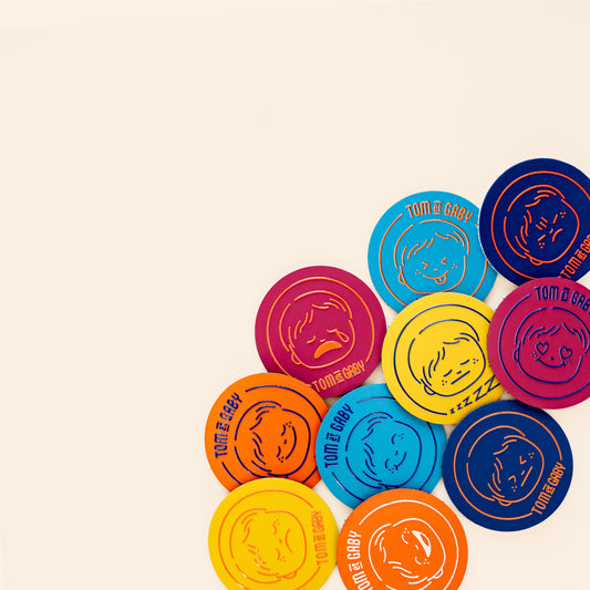 FLASHY set of 10 patches for boys